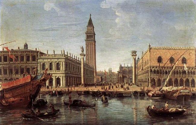 WITTEL, Caspar Andriaans van The Piazzetta from the Bacino di San Marco china oil painting image